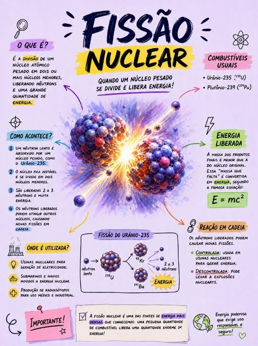 Mapa mental de fissão nuclear