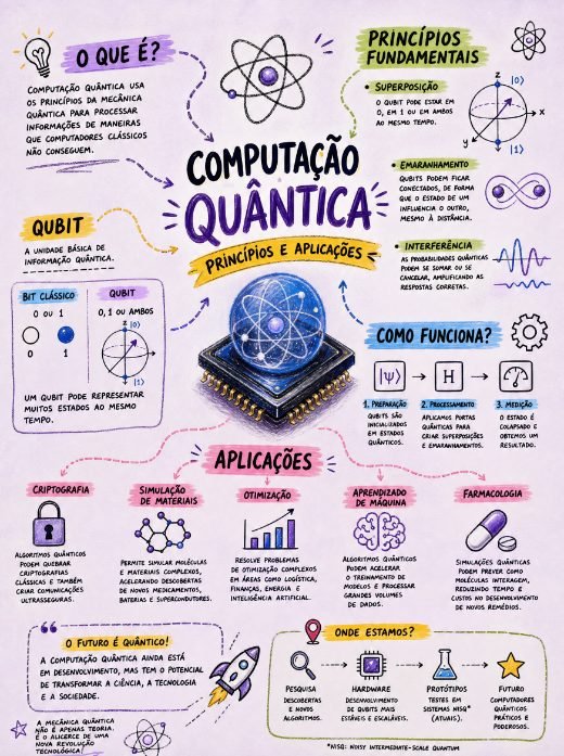 Mapa mental de computação quântica